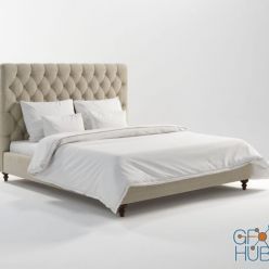 3D model GRAMERCY HOME MADLEN KING SIZE BED 201 007