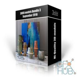 3D model 3DDD models – Bundle 3 September 2016