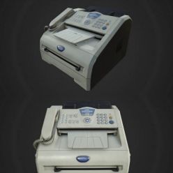 3D model Printer Brother IntelliFax 2820 PBR