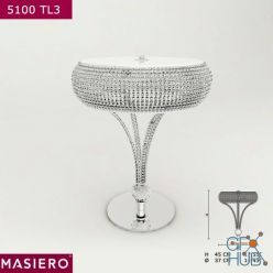 3D model Table lamp Masiero 5100 TL3