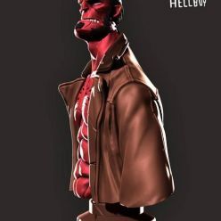 3D model Hellboy Bust – 3D Print