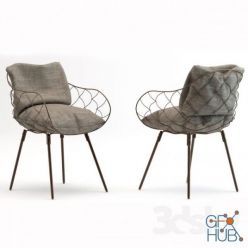 3D model Chair Pina by Magis