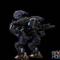 3D model Mech Kaino PBR