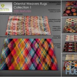 3D model Rugs set Oriental Weavers