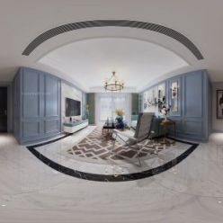 3D model American Style Interior 024