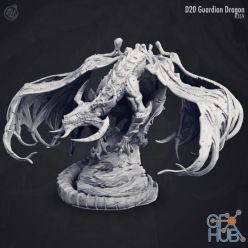 3D model D20 Guardian Dragon – 3D Print
