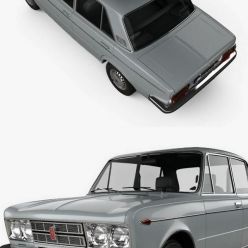 3D model Fiat 125 1967