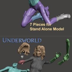 3D model VAMPS 3 SELENE Model ONLY – 3D Print