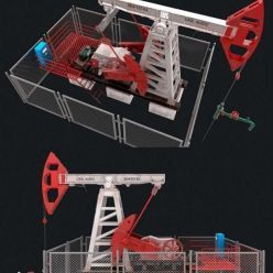 3D model Oil pump PBR