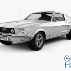 3D model Ford Mustang GT 1967 car