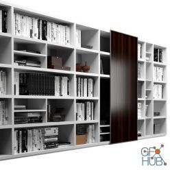 3D model Modern WALL SYSTEM 6 by Poliform