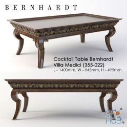 3D model Table coffee Bernhardt Villa Medici (355-022)