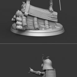 3D model Dead Samurai – 3D Print