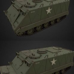 3D model M113 - APC PBR