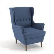 3D model Strandmon Wing armchair by IKEA