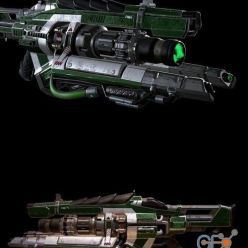 3D model Link Gun PBR