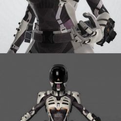 3D model Wraith Cyber Ninja Apex Legends