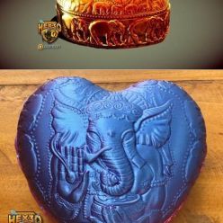 3D model Elephant Heart Box – 3D Print