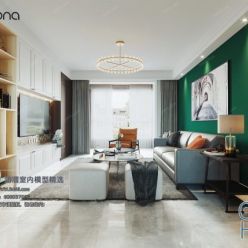 3D model Modern Style Living Room 2020 A062 (Corona)