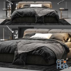 3D model Dunn bed by Ditre Italia