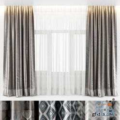 3D model CURTAINS # 10 (max 2011, obj)