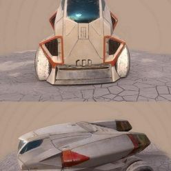 3D model Concept Jet Truck