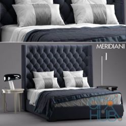 3D model TURMAN bed by Meridiani