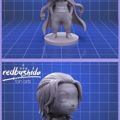 3D model Mikey Nendoroid Style FanArt from Tokyo Revengers – 3D Print