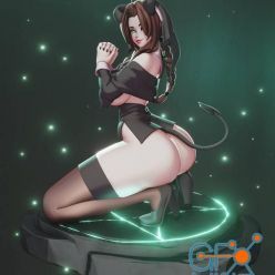 3D model Rushzilla - Nun Succubus Aerith – 3D Print