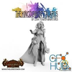 3D model Kingdom of Talarius - Lilly, Arch White Mage – 3D Print