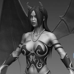 3D model Cubebrush – Fantasy Female Creature