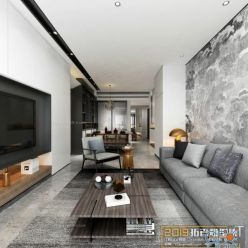 3D model Modern Style Interior 004