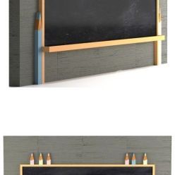 3D model Writing board