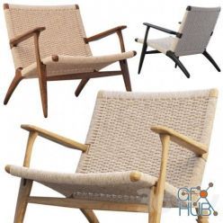 3D model CH25 Lounge Chair (4 colors)