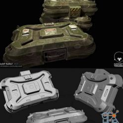 3D model Weapon case PBR