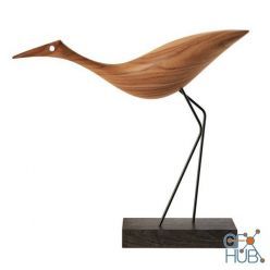 3D model Beak Bird Low Heron Decoration by Warm Nordic