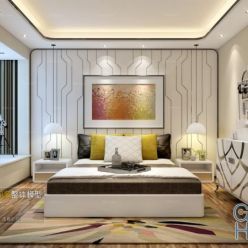 3D model Modern Style Bedroom Interior 21