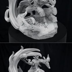 3D model ﻿Akaza Demon slayer – 3D Print