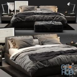 3D model Poliform Bolton modern Bed