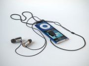 3D model iPod nano 5 and Fischer headphones