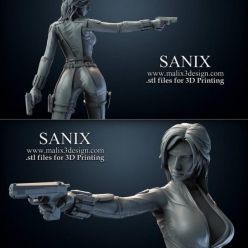 3D model SANIX – Black Widow – 3D Print