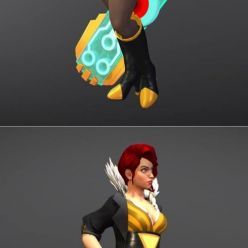 3D model She Shines - Transistor Fan Art – 3D Print