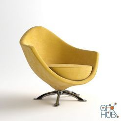 3D model Armchair Astra