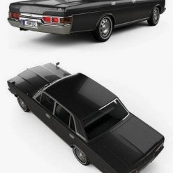 3D model Nissan President Type D 1973