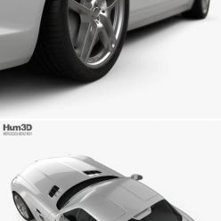 3D model Hum 3D Mercedes-Benz SLS AMG 2011 car