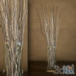 3D model Vase With Branches