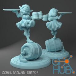 3D model Stella the Goblin Barmaid - Dress 2 – 3D Print