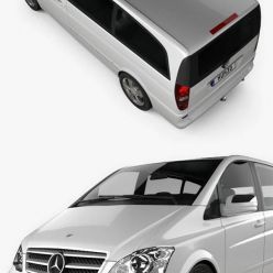 3D model Mercedes-Benz Viano Long 2011