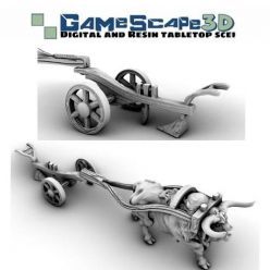 3D model GameScape3D - Miller Cooper Merchant Stands Plow Baths – 3D Print
