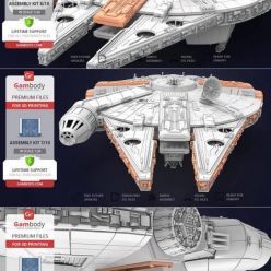 3D model Millennium Falcon – 3D Print